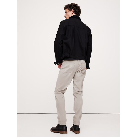 Banana Republic Athletic Traveler Pant Mens 30x30(25.5) Transition Cream Tapered - Picture 3 of 12